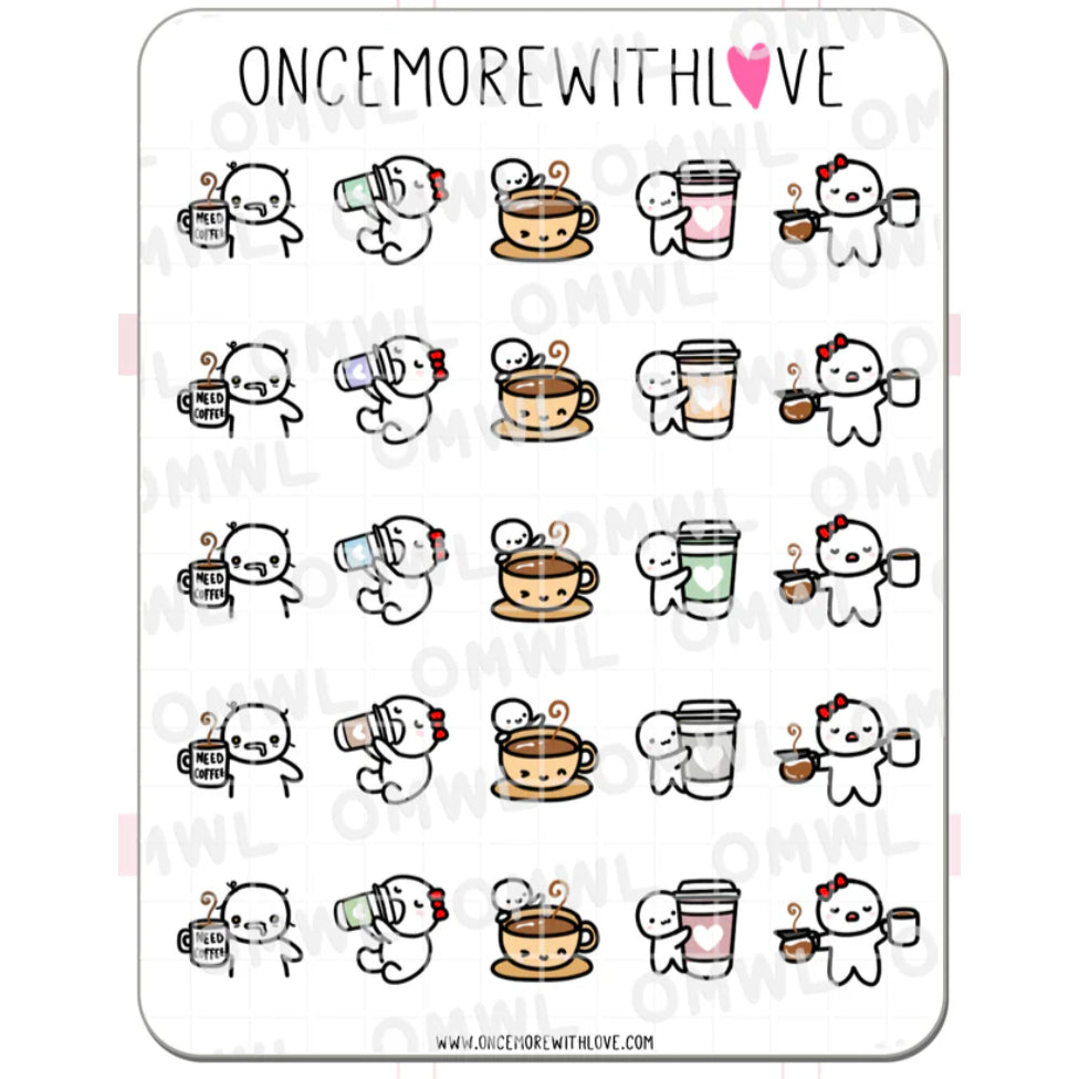 ONCE MORE WITH LOVE Sticker Sheet