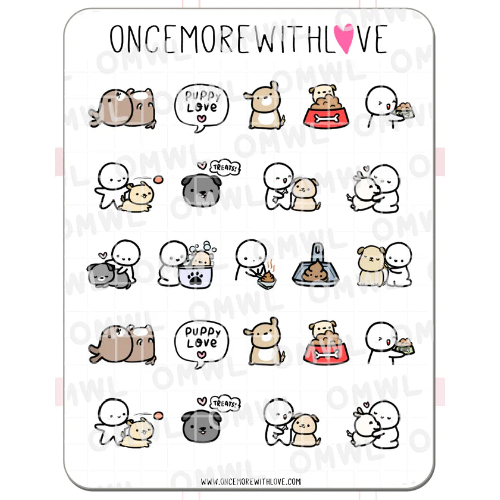 ONCE MORE WITH LOVE Sticker Sheet