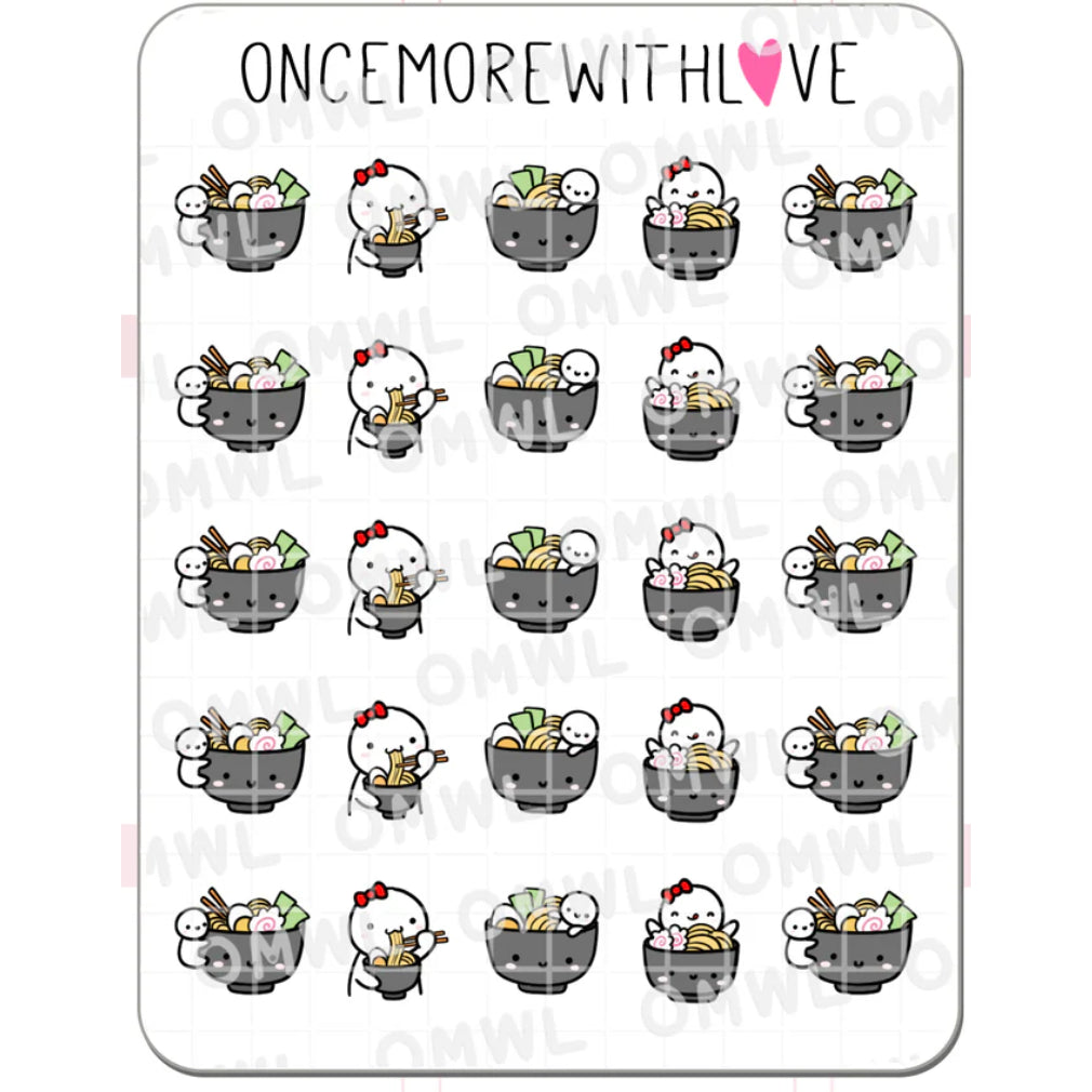 ONCE MORE WITH LOVE Sticker Sheet