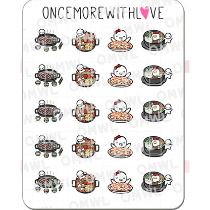 ONCE MORE WITH LOVE Sticker Sheet