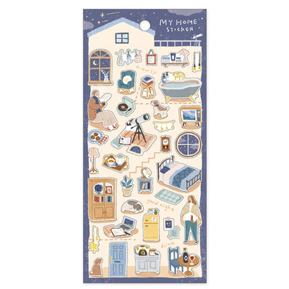 Mind Wave My Home Stickers