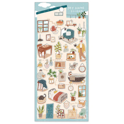 Mind Wave My Home Stickers