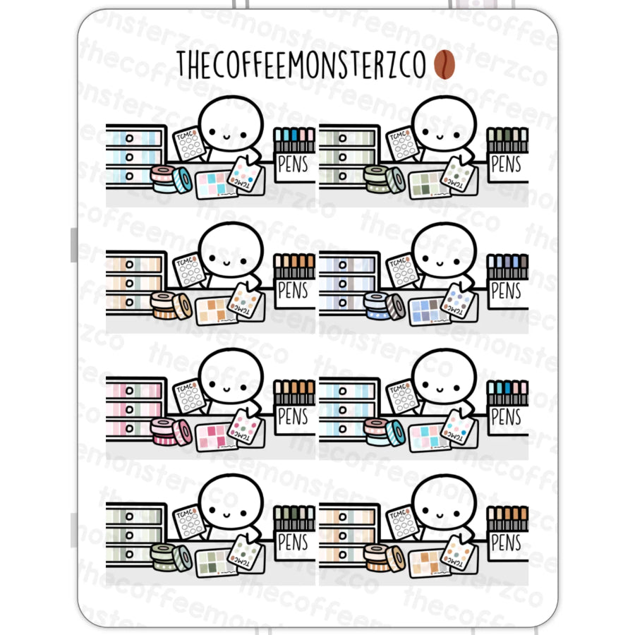 The Coffee Monsterz Co. Emoti Stickers