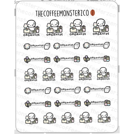 The Coffee Monsterz Co. Emoti Stickers