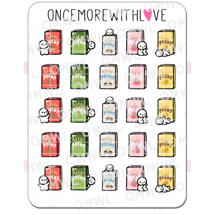 ONCE MORE WITH LOVE Sticker Sheet
