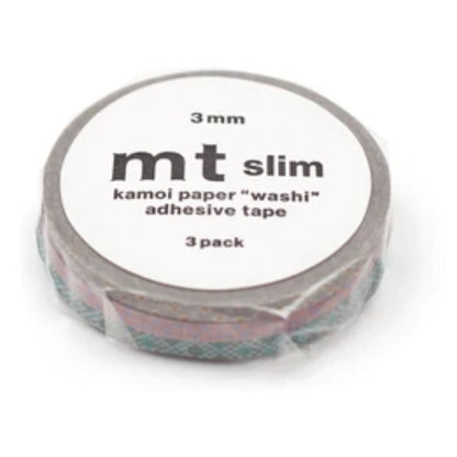 MT Slim Deco Washi Tape Set Pack of 3