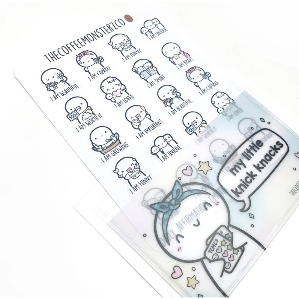 The Coffee Monsterz Co. Adhesive Sticky Pocket