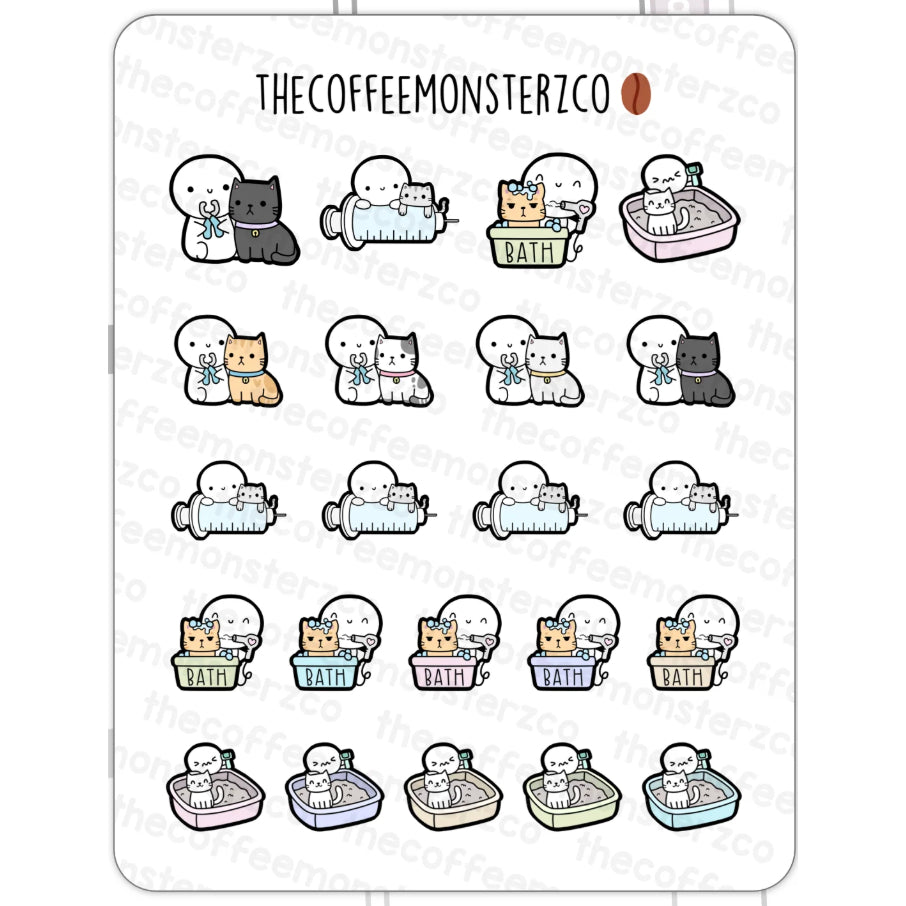 The Coffee Monsterz Co. Emoti Stickers