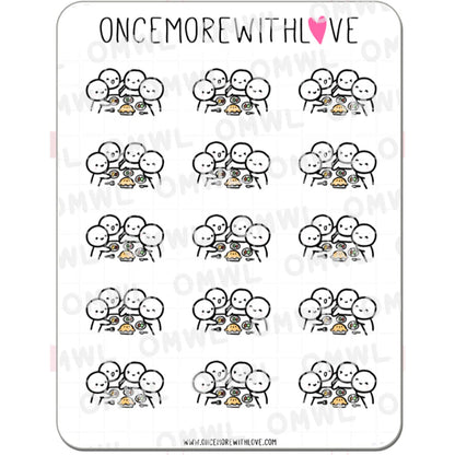 ONCE MORE WITH LOVE Sticker Sheet