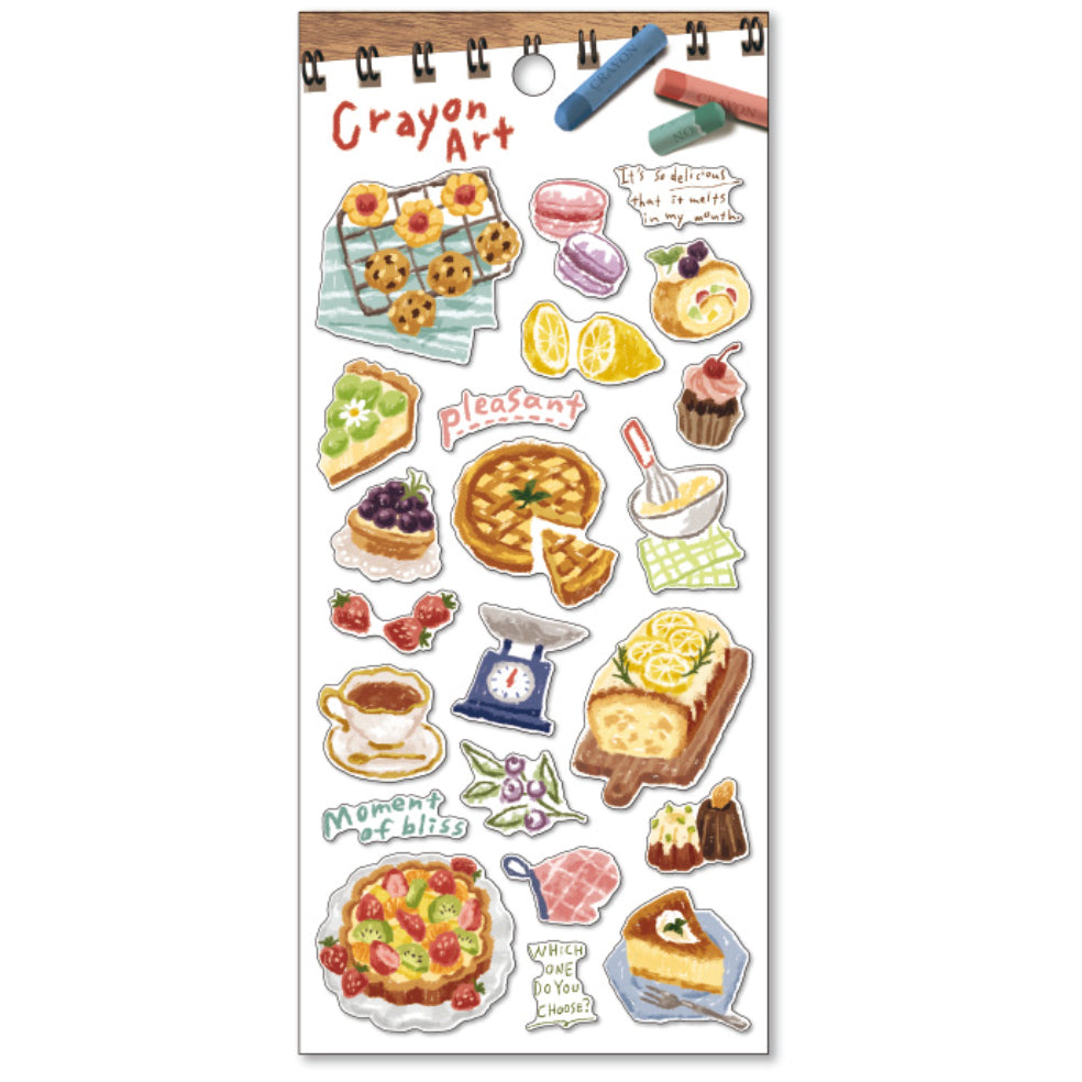 Mind Wave Crayon Art Stickers