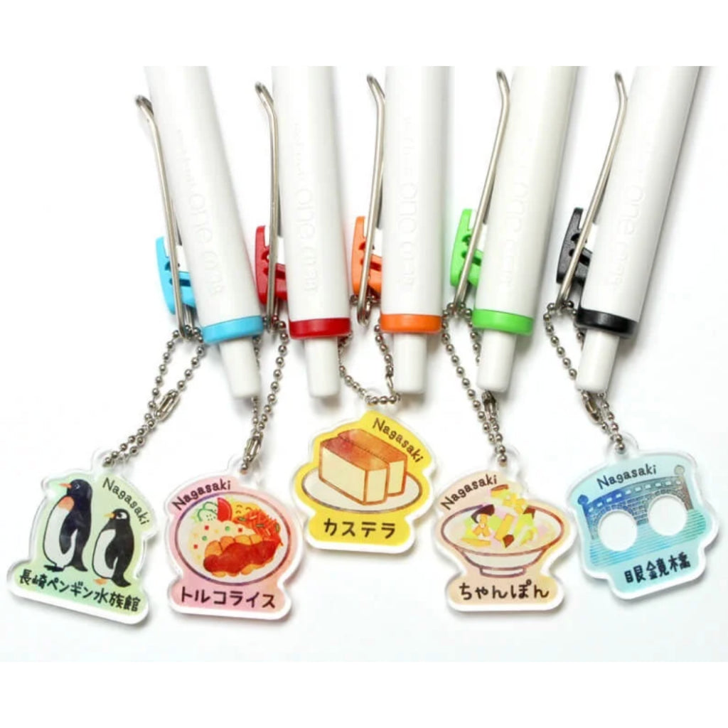 Uni-Ball One 0.38mm Gel Pen Nagasaki with Charm