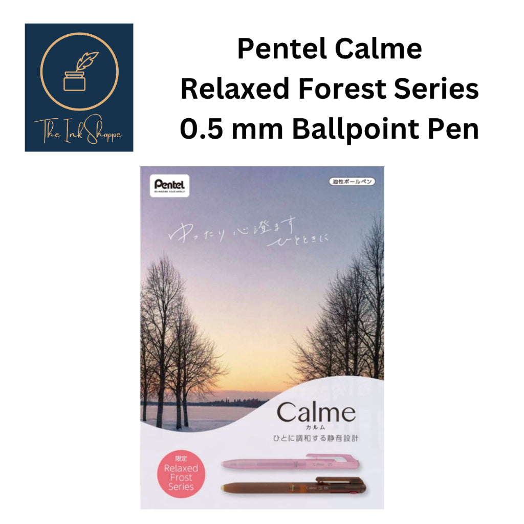 Pentel Calme Relaxed Forest Series 0.5mm Ballpoint Pen