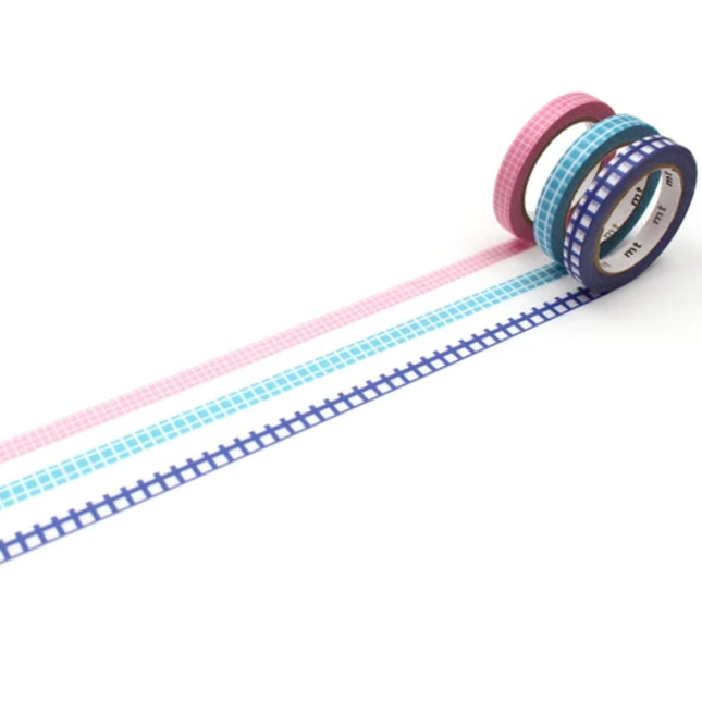 MT Slim Deco Washi Tape Set Pack of 3
