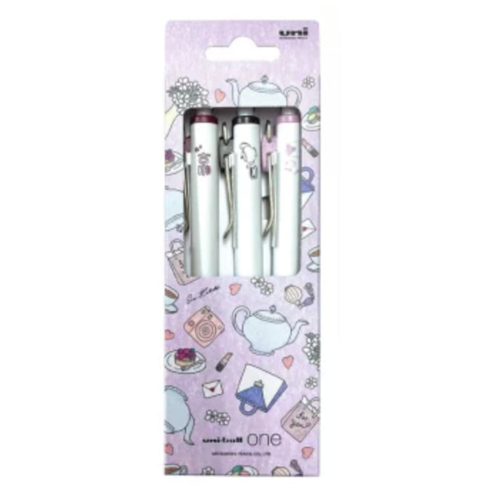 Uni-Ball One x Ena Kakuta 3-Color Set