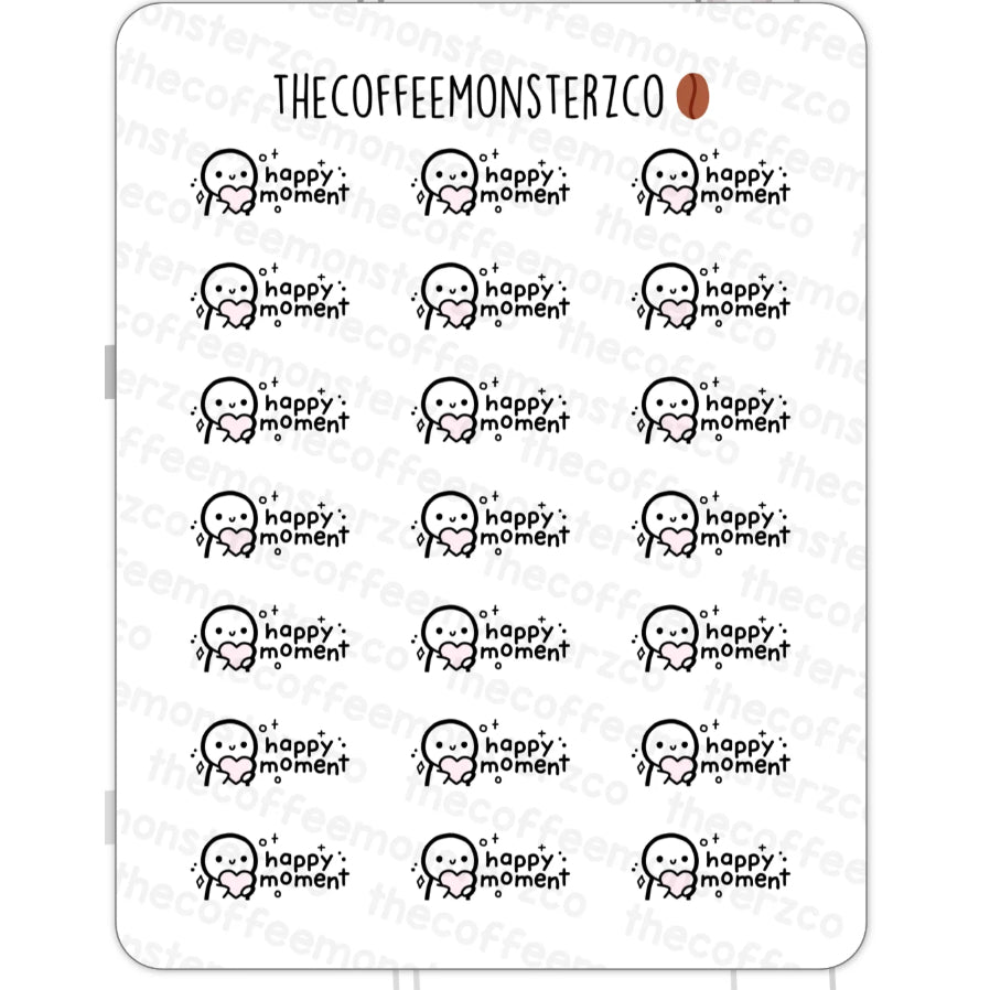 The Coffee Monsterz Co. Emoti Stickers