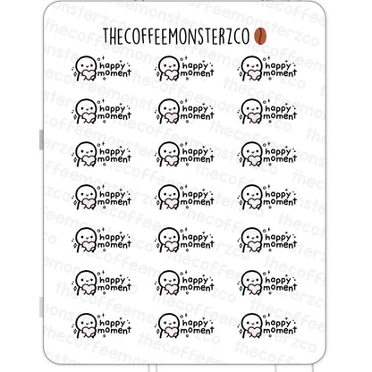 The Coffee Monsterz Co. Emoti Stickers