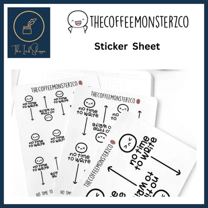 The Coffee Monsterz Co. Sticker Sheet