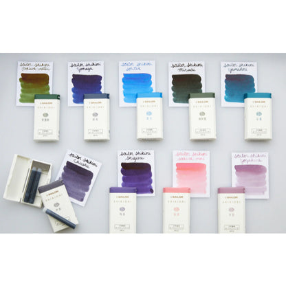 Sailor Shikiori Fountain Pen Ink Cartridge (8 cartridges/1 box)