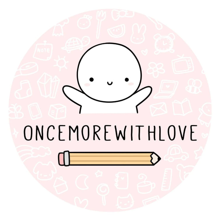 ONCE MORE WITH LOVE Washi Tape in Full Roll