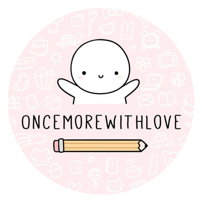 ONCE MORE WITH LOVE Washi Tape in Full Roll