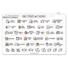 ONCE MORE WITH LOVE Planner Stickers