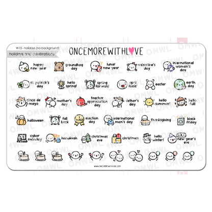 ONCE MORE WITH LOVE Planner Stickers