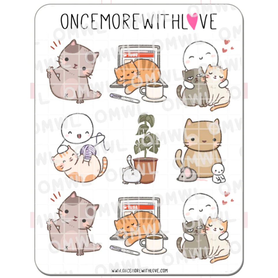 ONCE MORE WITH LOVE Sticker Sheet