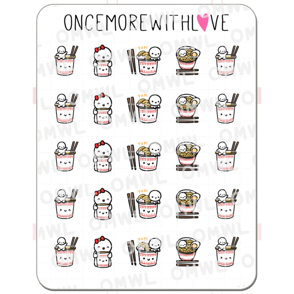 ONCE MORE WITH LOVE Sticker Sheet