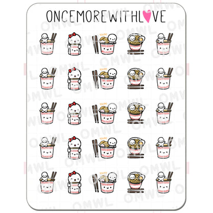 ONCE MORE WITH LOVE Sticker Sheet