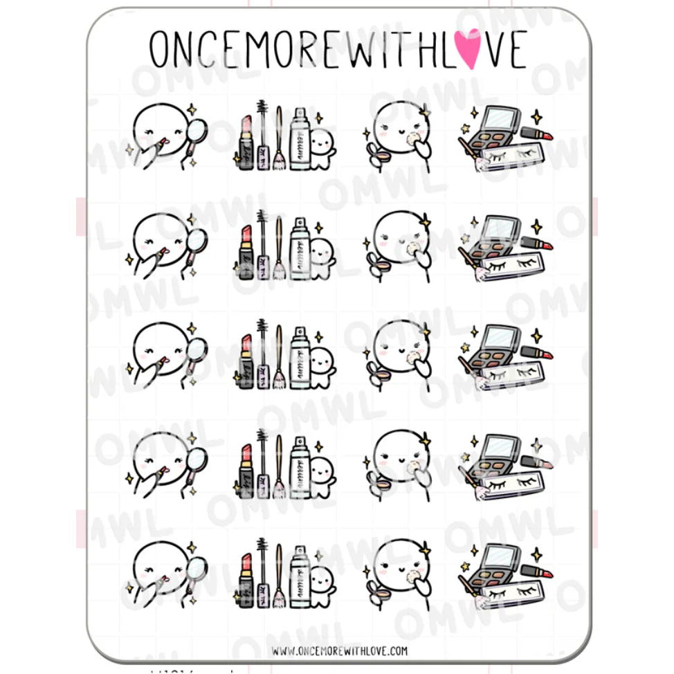 ONCE MORE WITH LOVE Sticker Sheet