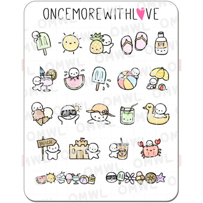 ONCE MORE WITH LOVE Sticker Sheet