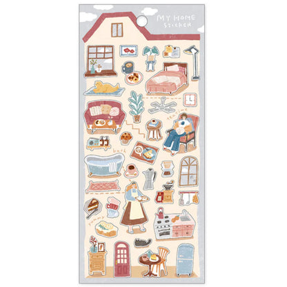 Mind Wave My Home Stickers