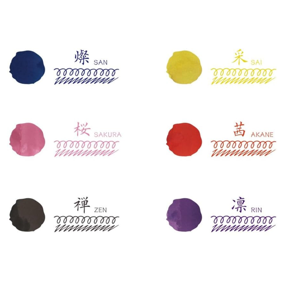 Teranishi Fujiyama Irodori Fountain Pen Ink FULL Bottle (12mL)