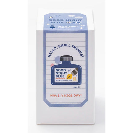 Eric Small Things Fountain Pen Ink "Good Night Blue" Full Bottle