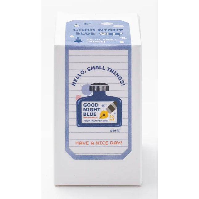 Eric Small Things Fountain Pen Ink "Good Night Blue" Full Bottle
