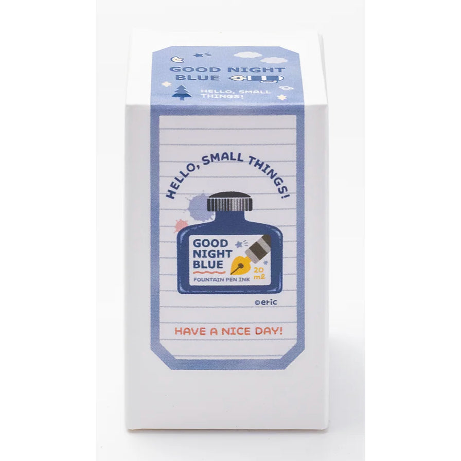 Eric Small Things Fountain Pen Ink "Good Night Blue" Full Bottle