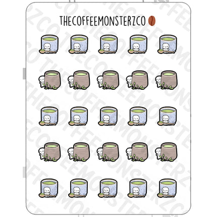The Coffee Monsterz Co. Emoti Stickers