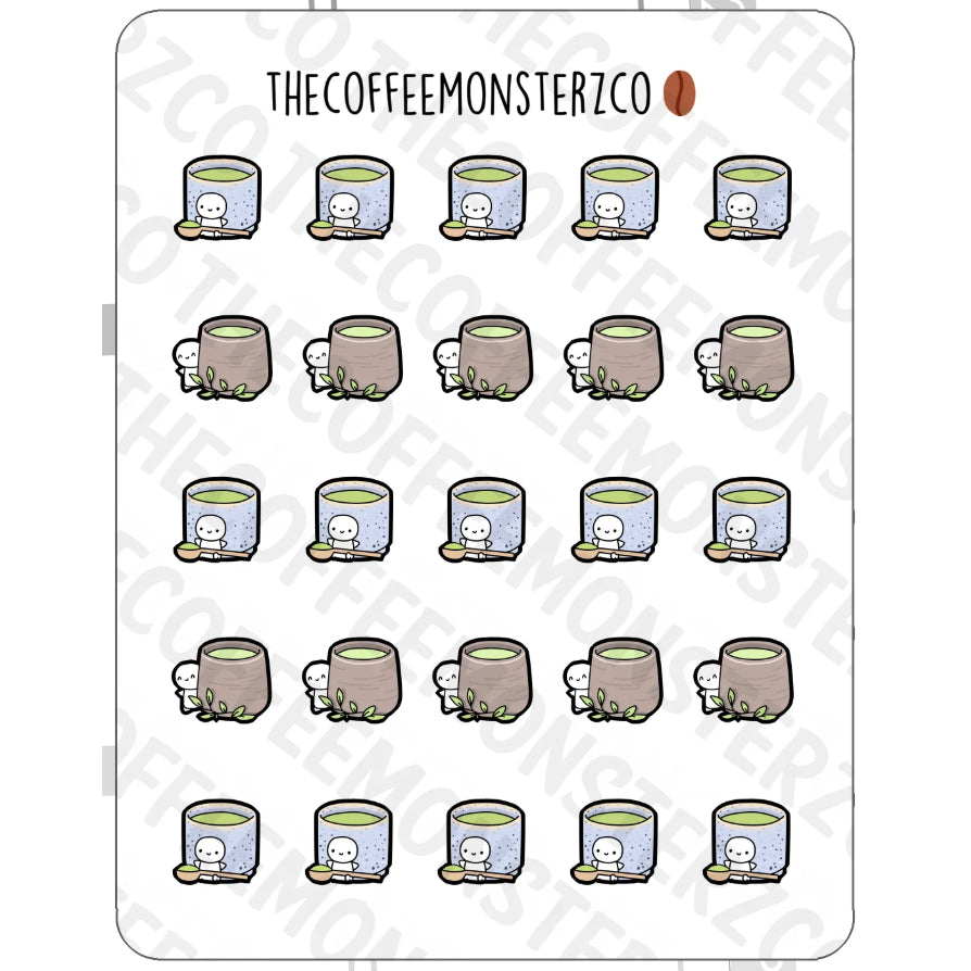 The Coffee Monsterz Co. Emoti Stickers