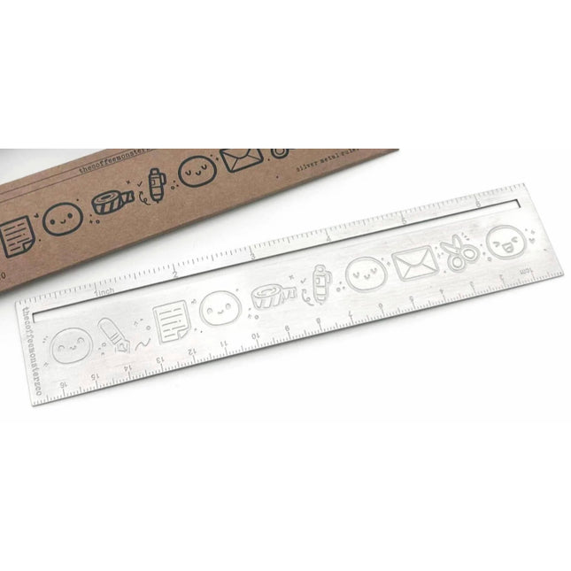 The Coffee Monsterz Co Emoti Metal Ruler