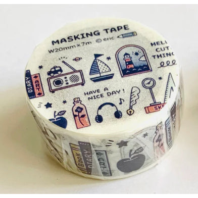 Papier Platz x Eric Small Things Washi Tape FULL ROLL