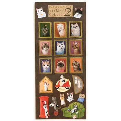 Pottering Cat Style Stamp Sticker