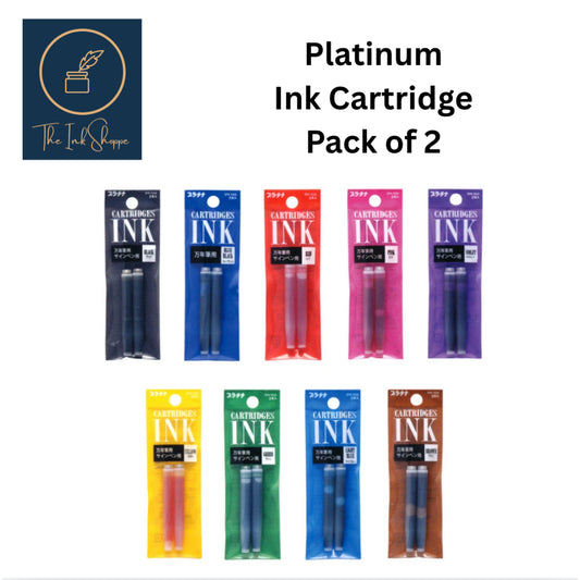 Platinum Ink Cartridge Pack of 2