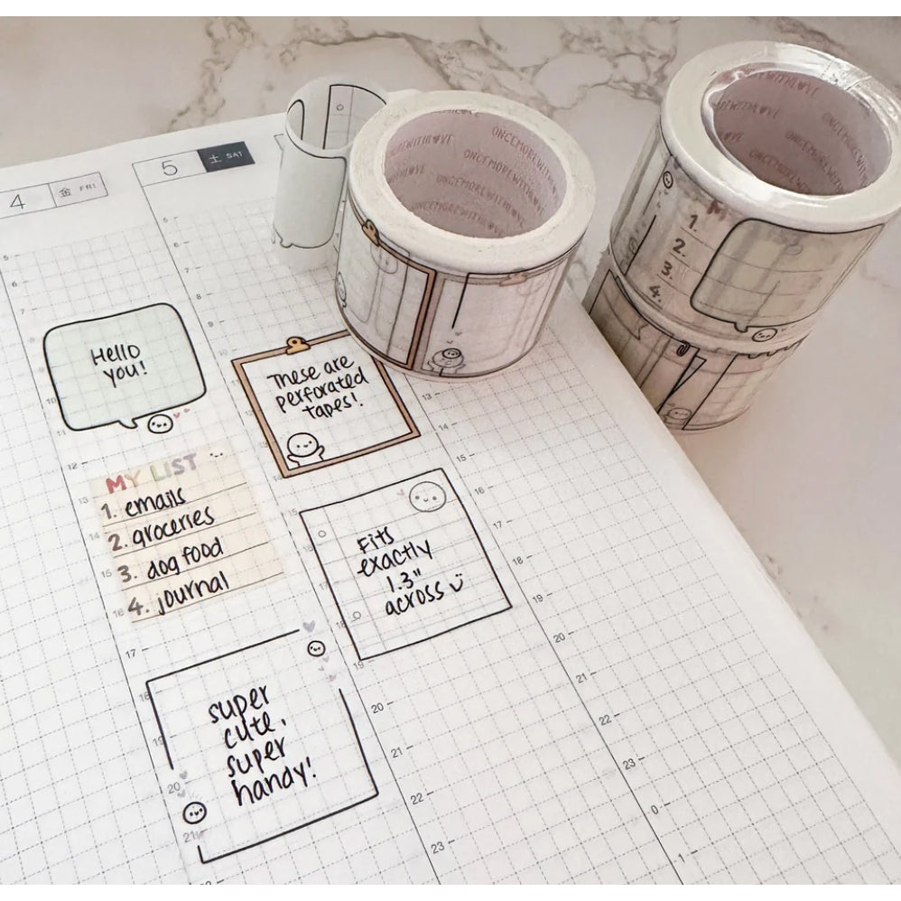 ONCE MORE WITH LOVE Washi Tape in Full Roll