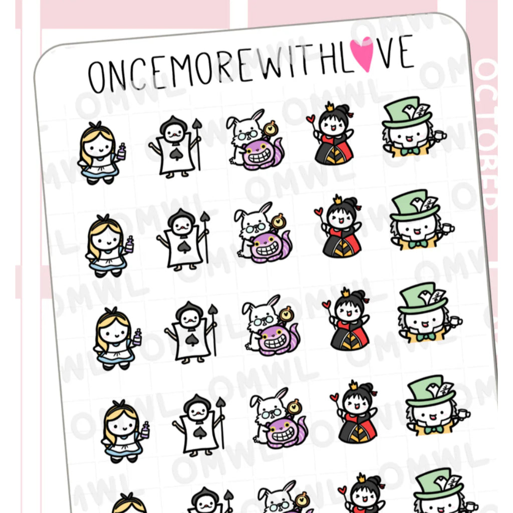 ONCE MORE WITH LOVE Sticker Sheet