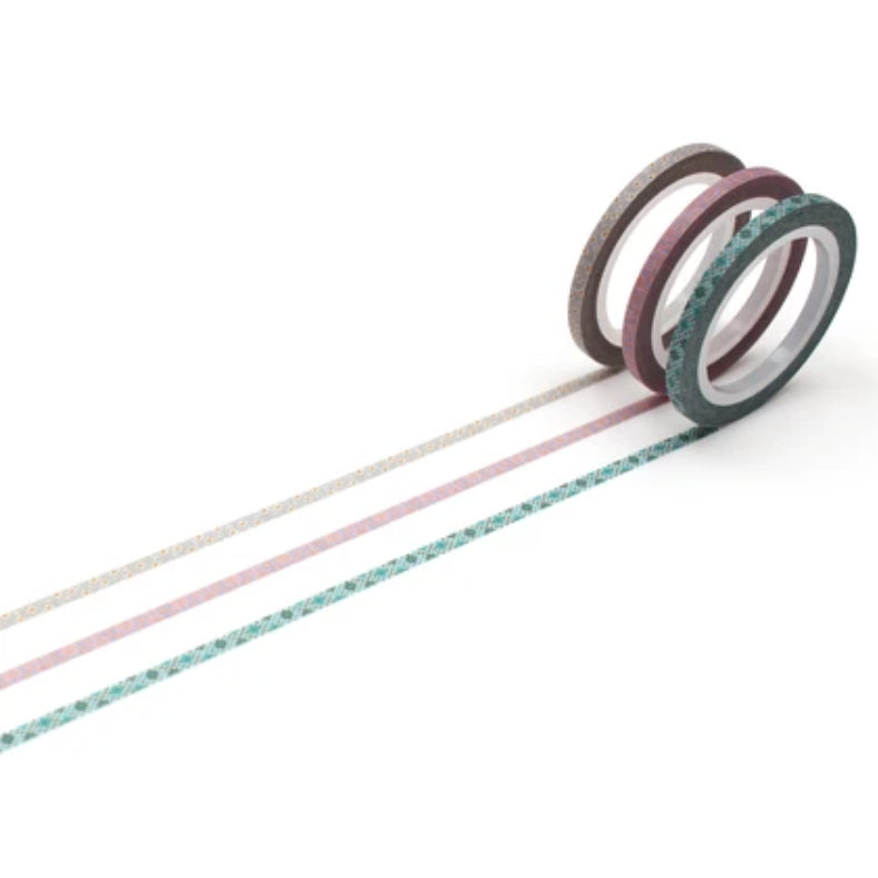 MT Slim Deco Washi Tape Set Pack of 3