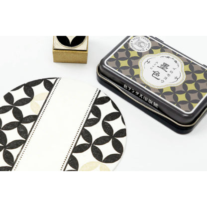 Shachihata Iromoyo 100th Anniversary 1925 Special Edition Ink Pad in Tin