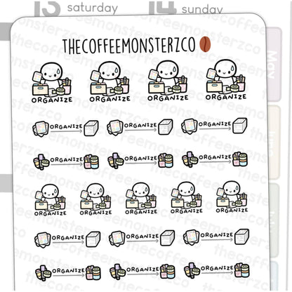The Coffee Monsterz Co. Emoti Stickers