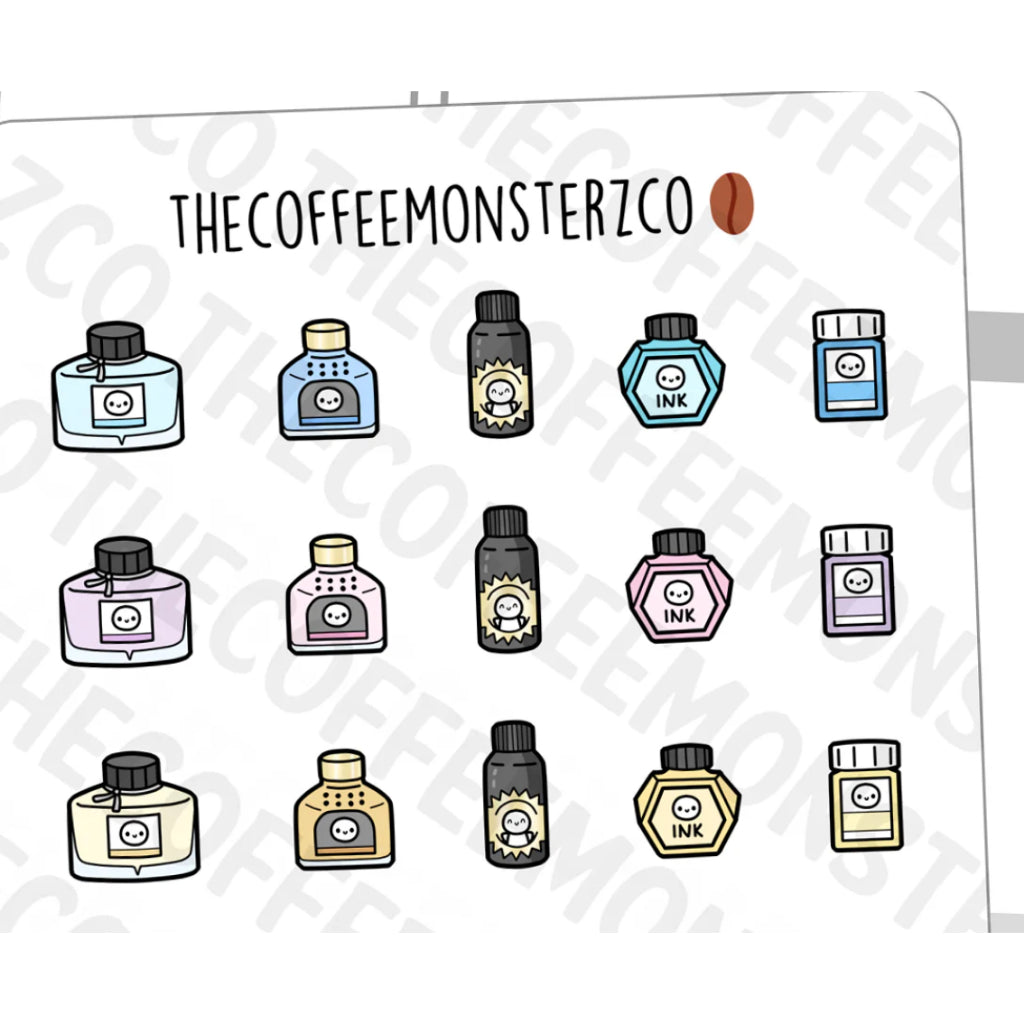 The Coffee Monsterz Co. Doodle Sticker