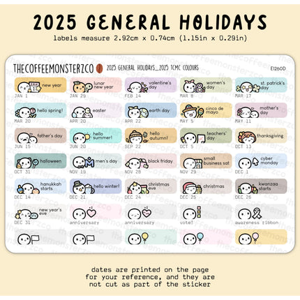 The Coffee Monsterz Co. Sticker Sheet