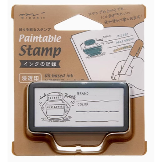 Midori Women's Stationery Expo Limited Edition Special Design Paintable Stamp